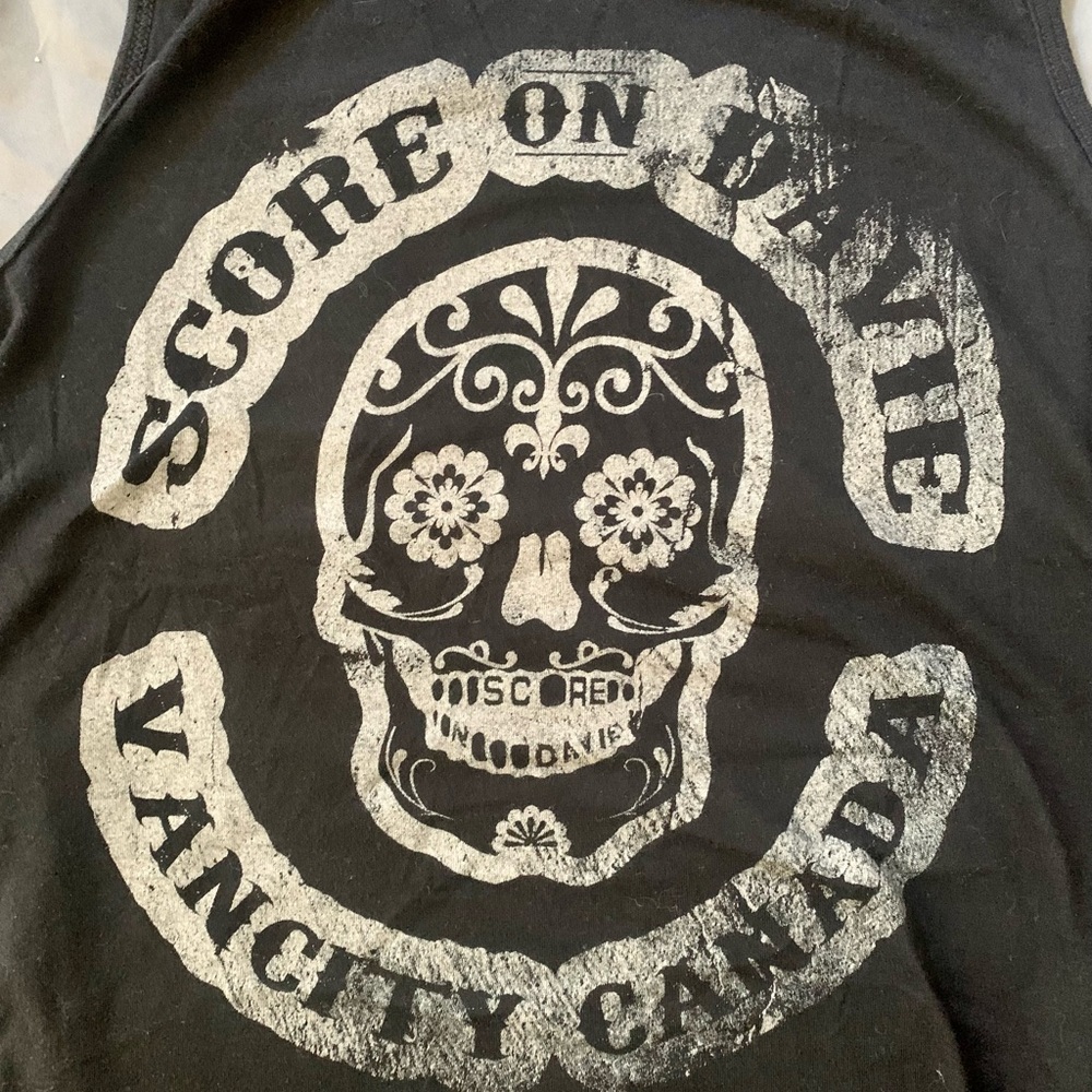 Black Muscle Tee from Vancouver’s skate shop - Score on Davie
